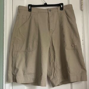 Nike Men’s Shorts Flat Front Design with Front/ Back Pockets,belt Loops, Sz: 38